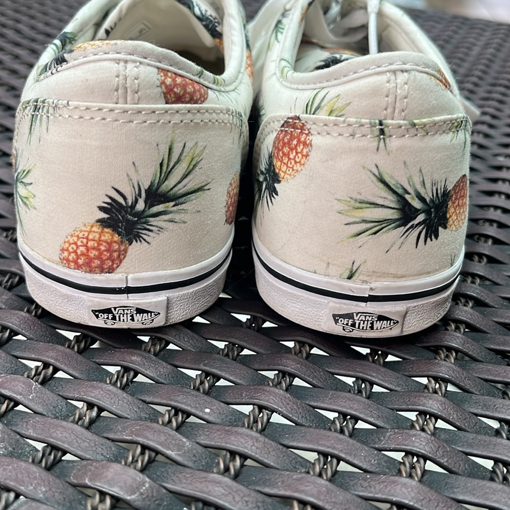 Womens VANS Era Pineapple Ivory Skateboarding Low Top Sneakers Shoes Size 8.5 - Picture 4 of 11